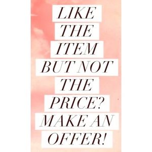 Taking reasonable offers! Costs nothing to ask 😘